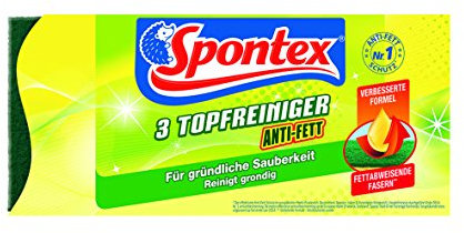 Spontex Topfreiniger, Grün, Einzhel, 3