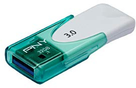 PNY FD32GATT430-EF - Memoria USB 3.0 de 32 GB, Color Verde
