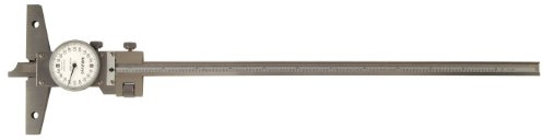 Mitutoyo 527-313-50 Tiefenmessschieber mit Messuhr, 0-12 Zoll