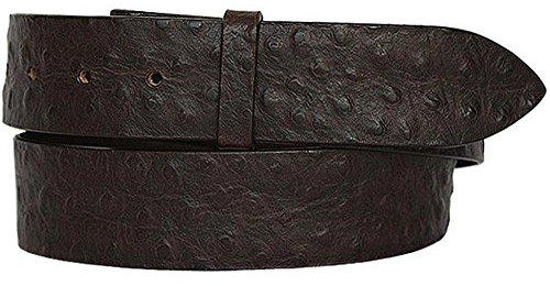 Post & Co Guertelband Straussenpraegung Moro (dunkelbraun) G271008-03C 90 cm
