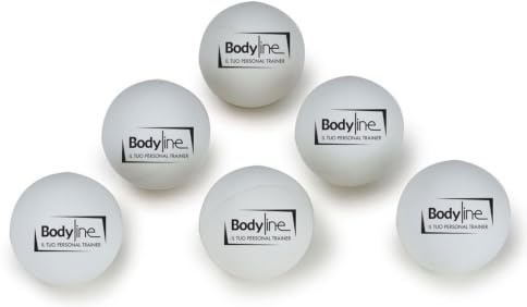 Bodyline Set Mit Sechs Weißen Tischtennisbällen, 6 Stück