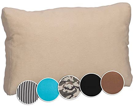 Beo Palettenkissen Rückenkissen 60x40 cm | Made in EU | Europaletten Auflagen wasserabweisend & waschbar | Kissen für Palettenmöbel Outdoor | Palettenkissen Rückenlehne Kissen in Beige