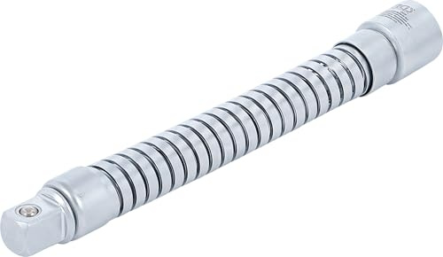 BGS 2323 | Flexible Verlängerung | 12,5 mm (1/2) | 190 mm | Chrom-Vanadium-Stahl | verchromt | Antrieb Innenvierkant | Abtrieb Außenvierkant