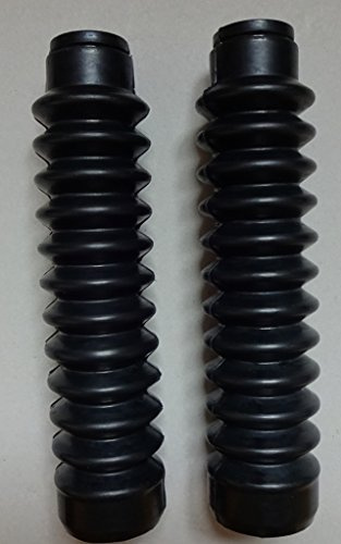 Faltenbalg für Telegabel im Satz (2 Stück) Vordergabel (Gummi schwarz) passend für S50, S51, S70, S53, S83, SR50, SR80