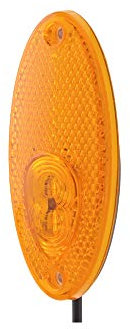 HELLA 2PS 964 295-061 Side Marker Light - LED - 12V - Screw Connection/mounting - Lens Colour: Yellow - LED colour: Yellow - Cable: 500mm - left/right - Quantity: 1