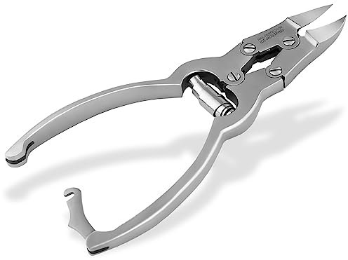 Fuß Nagelzange mit doppelter Übersetzung aus Edelstahl für kräftige starke verdickte Fußnägel