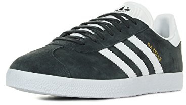 adidas Gazelle, Zapatillas Unisex adulto, Solid Grey White Gold Metallic, 43 1/3 EU