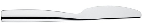 Alessi Dressed Couteaux à Dessert en Acier Inoxydable 18/10 Poli Brillant avec Motif en Relief
