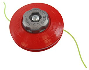 Greenstar 4114 Tête pro 2 fils Nylon à bouton Métal Tecomec avec adaptateur M10 x 1,00 FG