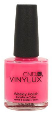 121 CND - VINYLUX HOT POP PINK Weekly Polish Nail Bright Neon Manicure 0.5oz