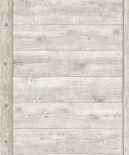 Rasch 861402 Papier peint intissé Collection Pierres et bois, Bbeige, 861402