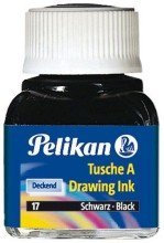 Pelikan Tusche A 523, Glas, 10 ml, schwarz