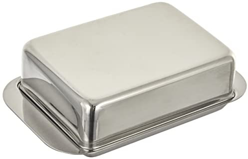 Weis 14257 Burriera per 1/2 sterline in Acciaio Inox, Argento, 15 x 9.4 x 4.2 cm
