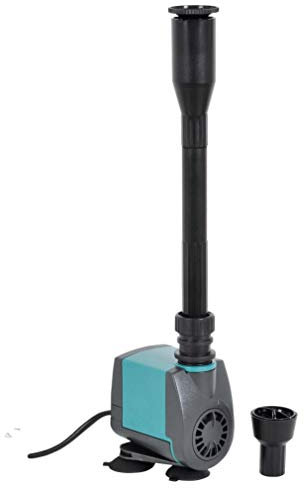 Verdemax 8737 - Pompa Per Fontana Laghetto Con Tubo Telescopico