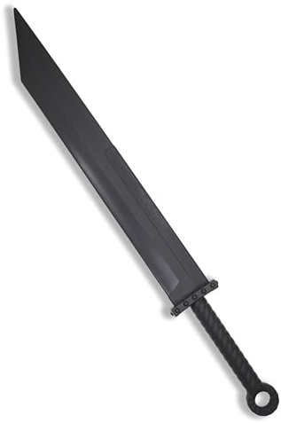 Master USA Polymer Training Equipment, Black Polypropylene Blade, Martial Arts Training Gear, Rounded Tip- Practice, Cosplay (Tanto Poi, Black)