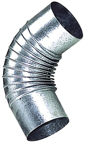 Codo Estufa Galvanizado de 100 mm. 90°.