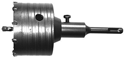 82mm Bohrkrone inkl. SDS-Plus Adapter 120mm und Zentrierbohrer. Geeignet für Schlag-/ Hammer- bohrfunktion. Dosensenker, Hohlbohrkrone, Dosenbohrer, Lochbohrer, Kernbohrer, Kernbohrkrone.