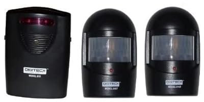 A9B- NEW IN BLACK WIRELESS WEATHERPROOF Weatherproof & Wireless Garden, Garage, Shed, Driveway Burglar Alarm and/or Visitor Alert
