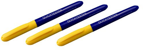 Genie Quicktester Geldscheinprüfstift (unkomplizierter Schutz vor Falschgeld) 3 Stück