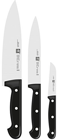Zwilling 34931-009-0 Twin Chef Jeu de Couteaux Acier Inoxydable Argent/Noir 48 x 38 x 28 cm 3 Pièces