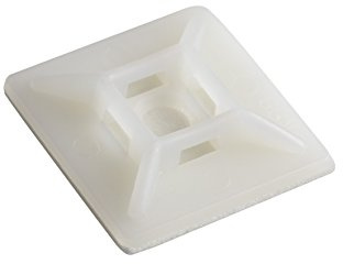 Meister Montaje de Socket de 19,5 x 19,5 mm, para sujetacables hasta 4 mm, Autoadhesivo, 25 Unidades, 7452020