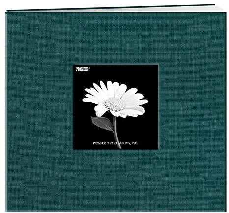 Pioneer-Album Raccoglitore con 10 Buste Trasparenti per Inserti, Copertina con portafoto, 20,32 20,32 cm x 8 x (8), Majestic Colore: Turchese