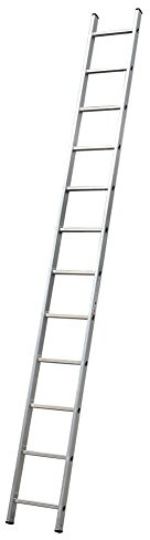 Scala singola in alluminio normativa EN 131, gradini 12