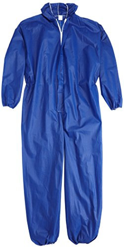 Kerbl Einwegoverall (Farbe Blau, Größe XL, zum Schutz vor Staub und Schmutz, mit Kapuze, Gummizug) 3433
