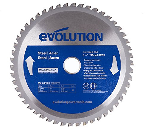 Evolution Power Tools Edelstahl Schneiden Sägeblatt, 8-1/4BLADEST