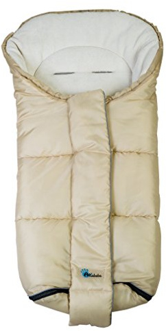 Altabebe AL2277-08 WinterFußsack Nordic Kollektion für Kinderwagen und Buggy (9–36 Monate), beige/whitewash