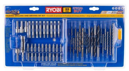 Ryobi Drill And Drive Bench Top Accessory Kit (55-Piece)