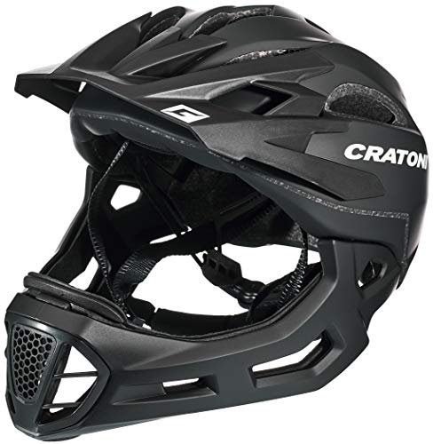 Cratoni Fahrradhelm C-Maniac, Black Matt, S-M