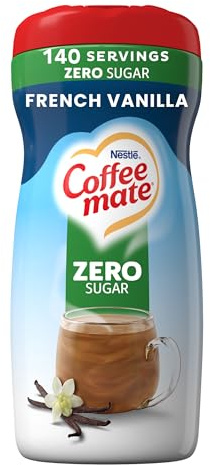 Coffee-mate French Vanilla, Sugar-Free Powdered Coffee Creamer, 10.2-Ounce Units (Pack of 6)