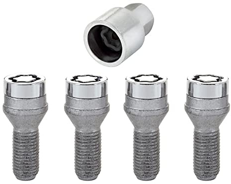 McGard Boulons antivol M14x1.50 - Conique - Longueur 27,3mm (Ouverture de clé 17mm)
