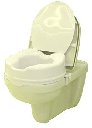Toilettensitzerhöhung CLEAN mit Deckel, Höhe 5 cm