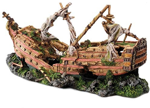 Europet Bernina 234-196151 Aquariendekoration Galeon-Wreck, XXL, 73 x 26.5 x 34 cm