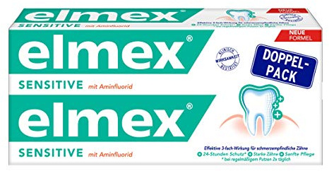 elmex SENSITIVE Zahnpasta, 3er Doppelpack (3 x 150 ml)