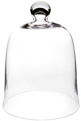 Plymor 8.5 x 11 Bell Jar Glass Display Dome Cloche (Interior Size 8.25 x 9.5)