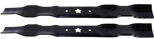 Mr Mower Parts Mulcher Blade Set 134149 for 42 Cut Deck Compatible with AYP Sears Craftsman 134149 195-005 532-134149 777-134149 917.270722 YTH1542XPG YTH1542XP Lawn Riding Mower 2 Pack