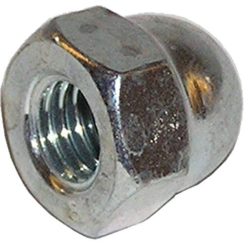 Dresselhaus Hutmuttern, hohe Form, M 6 mm, 100 Stück, galvanisch verzinkt