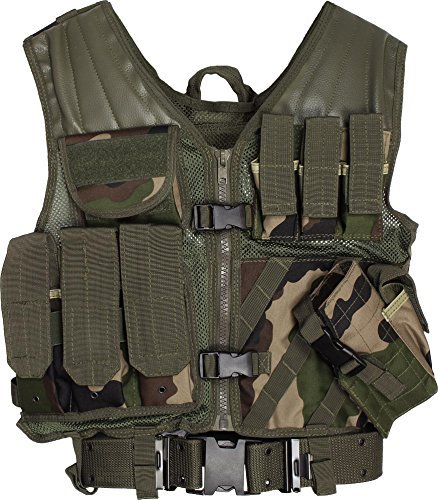 normani USMC Einsatzweste Tactical Weste mit Koppel Farbe CCE Tarn
