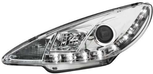 Dectane SWP02LGX D-Lite Scheinwerfer Peugeot 206 98-07 Tagfahrlicht chrome