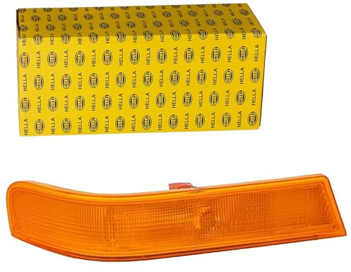 HELLA 2BA 007 775-061 Blinkleuchte - - gelb (amber) | Kompatibel mit: MERCEDES-BENZ VARIO Bus, VARIO Kasten, VARIO Kipper, VARIO Pritsche/Fahrgestell, VARIO Triebkopf