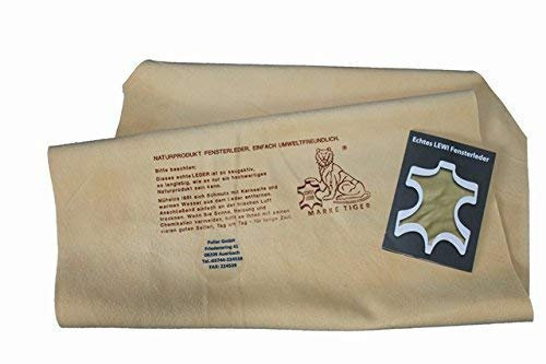 Peau de chamois véritable naturel env. 36 x 56 cm Taille M