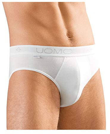 Cotonella Mini Slip Uomo in Cotone con Elastico PARLATO Art. 8300 -Confezione da 3 Pezzi Colore Bianco 8