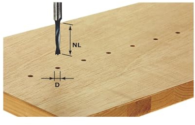 Festool Foret pour chevilles HW D3/16