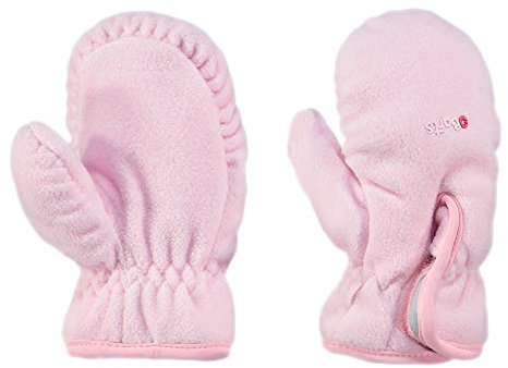 Barts Baby - Jungen Fleece Mitts Infants Fäustlinge, Pink (PINK 0008), 65 (Herstellergröße: 1)