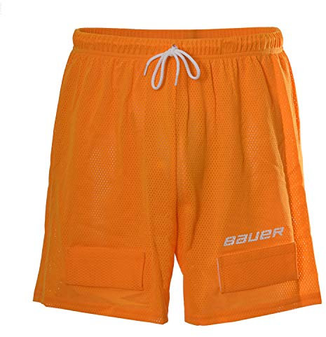 Bauer Kinder Jock Short Mesh - Senior, Gelb, L, 1039245