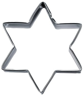 Staedter Emporte-pièce en Forme étoile 6 Points, Argent, Acier Inoxydable, Silver, 7 x 2.5 cm