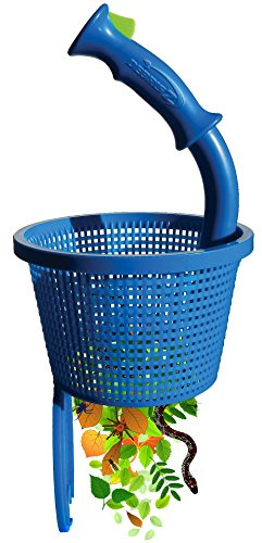 DebrisZ B9 Skimmer Basket for Inground Pool - Patented Handle & Quick Release Empty. New Heavy Duty Design with Greater Strength, Fits Popular U3 Style Pool Skimmers